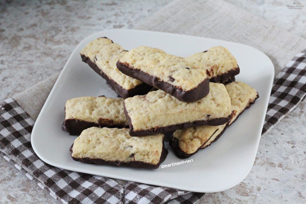 Bâtonnets de cookies au chocolat