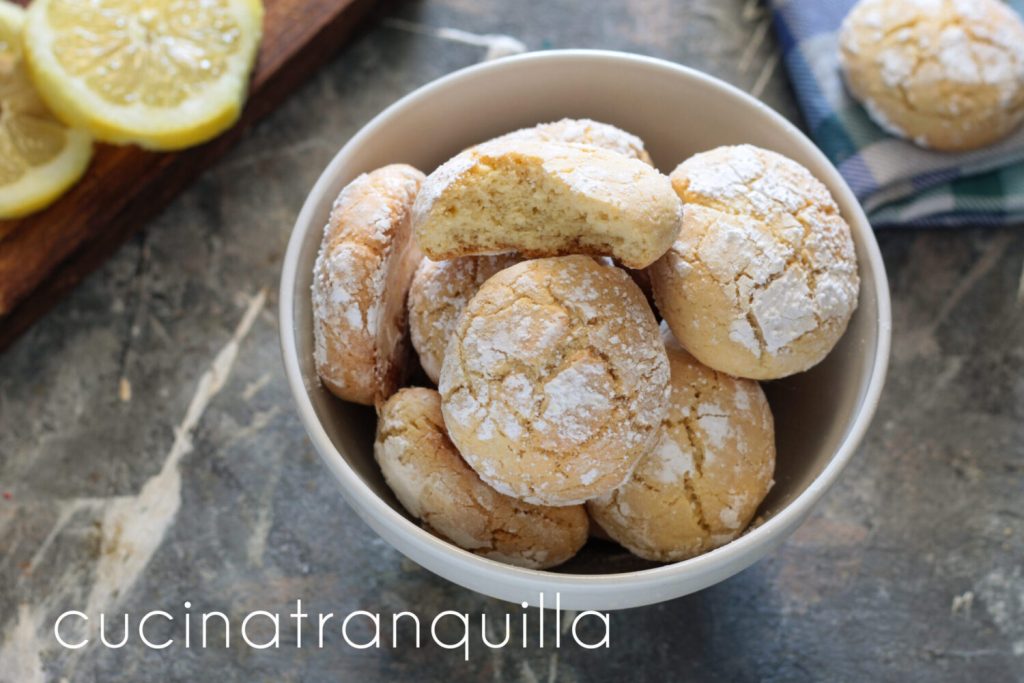 Biscuits moelleux au citron