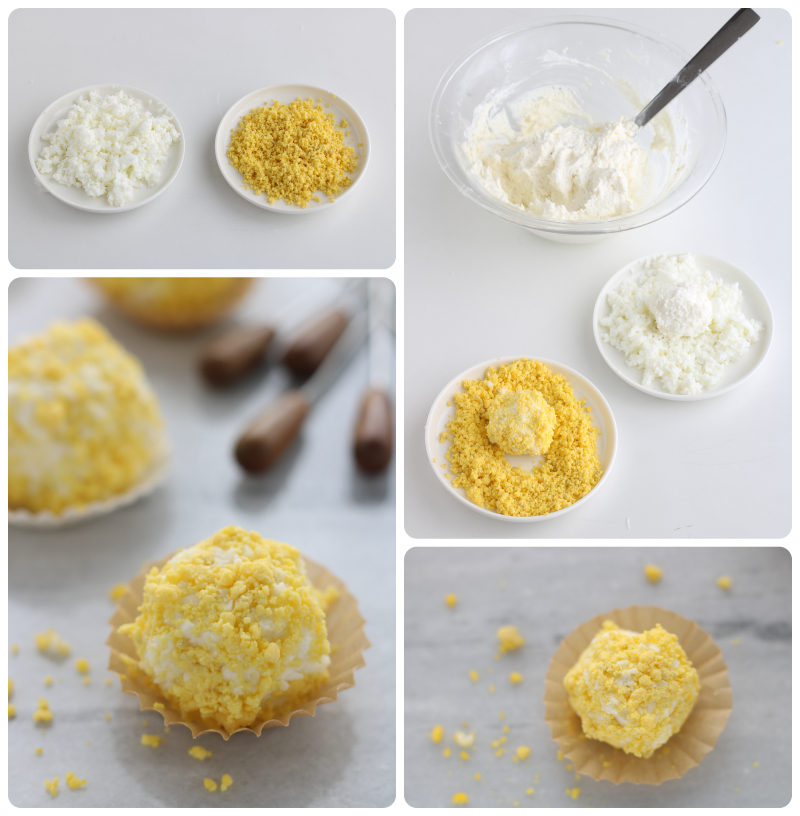 boules mimosa au fromage