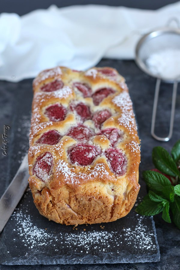 Cake aux fraises