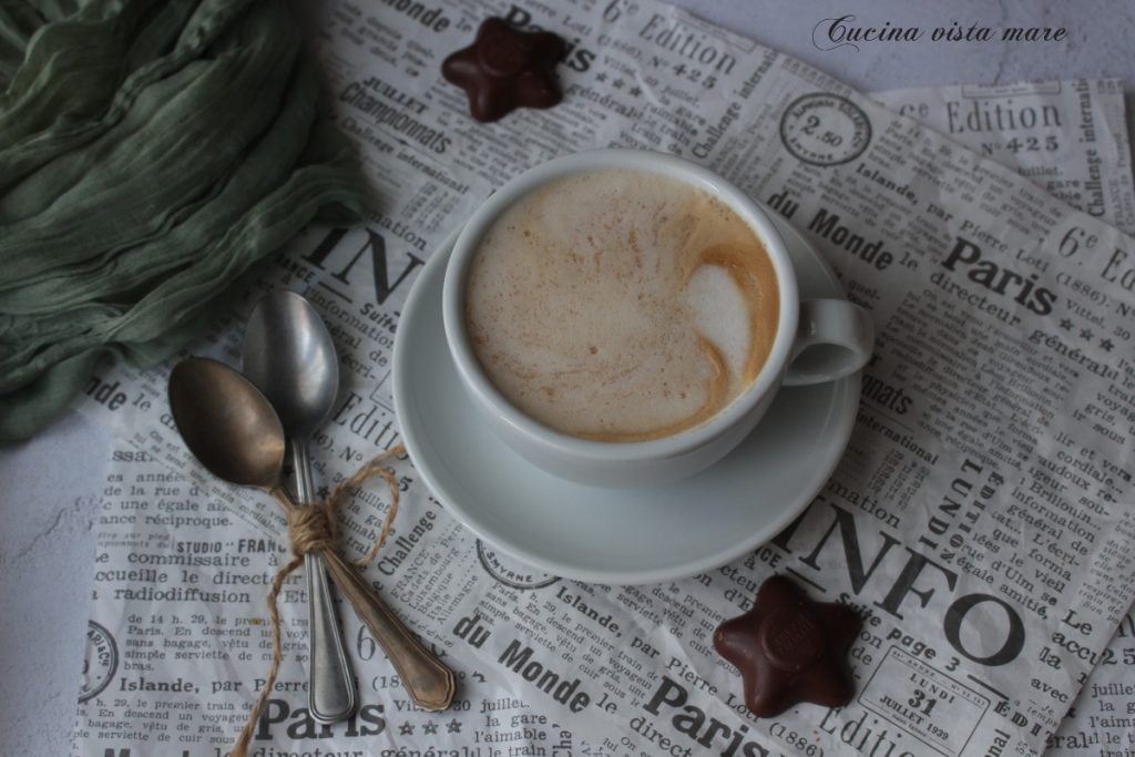 Cappuccino au chocolat Cuisine vue mer