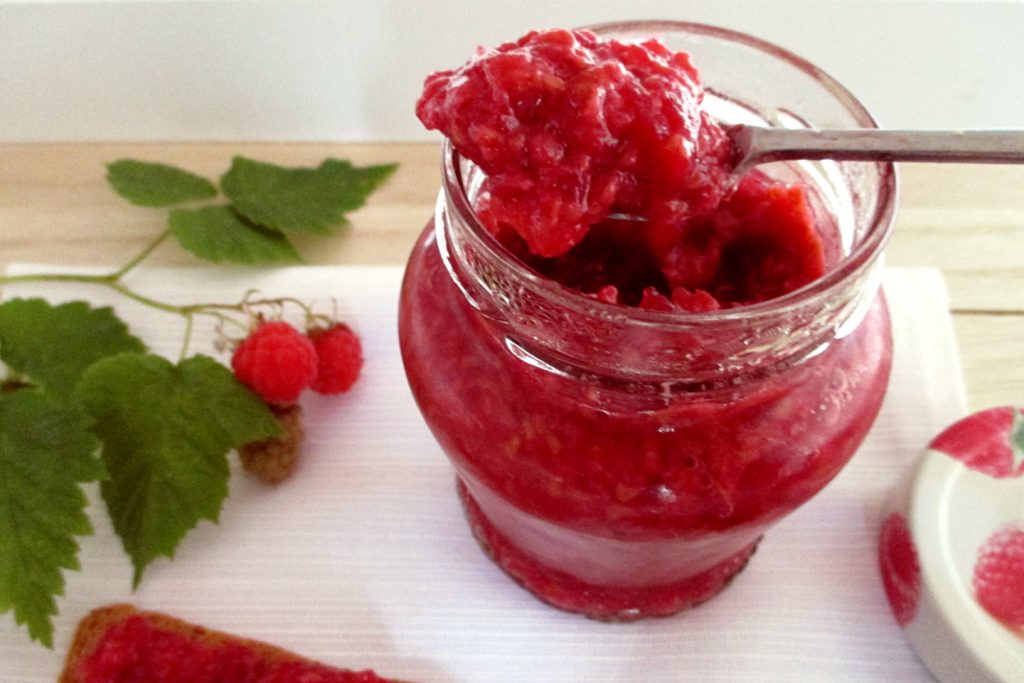 Compote de framboises allégée super facile, Mangia senza Pancia