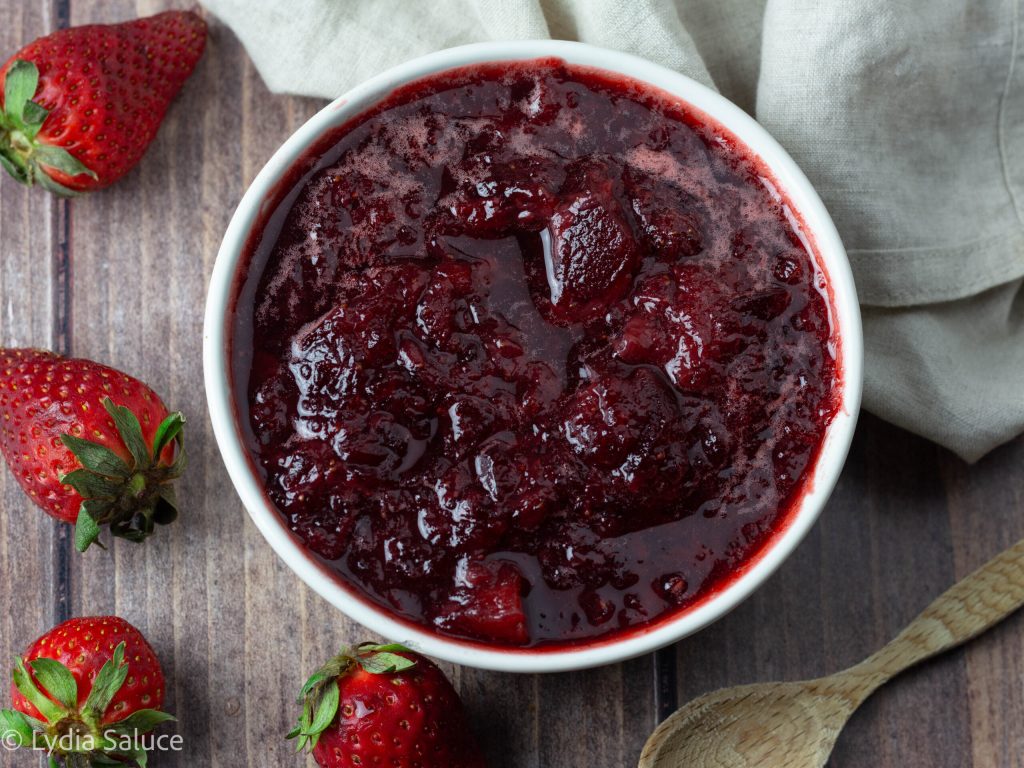 Confiture de fraises dans l'Instant Pot