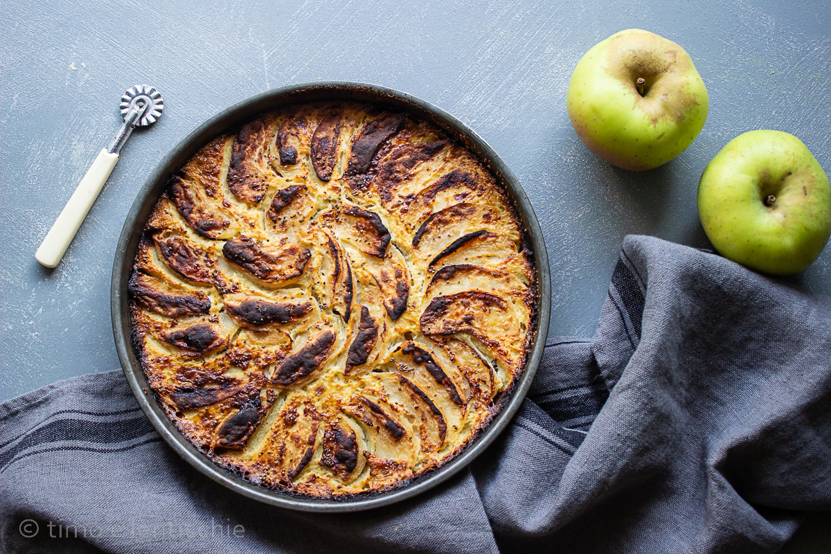 Farinata cecina aux pommes sans gluten