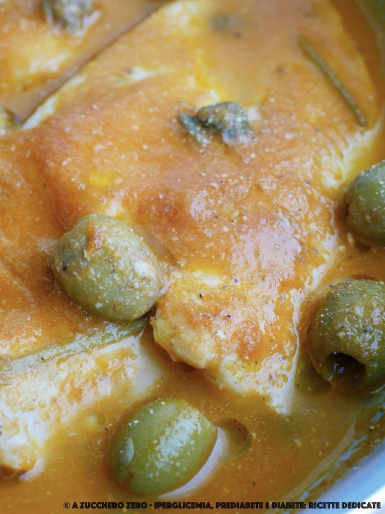 Filets de plie à la méditerranéenne léger | tomate, olives et câpres