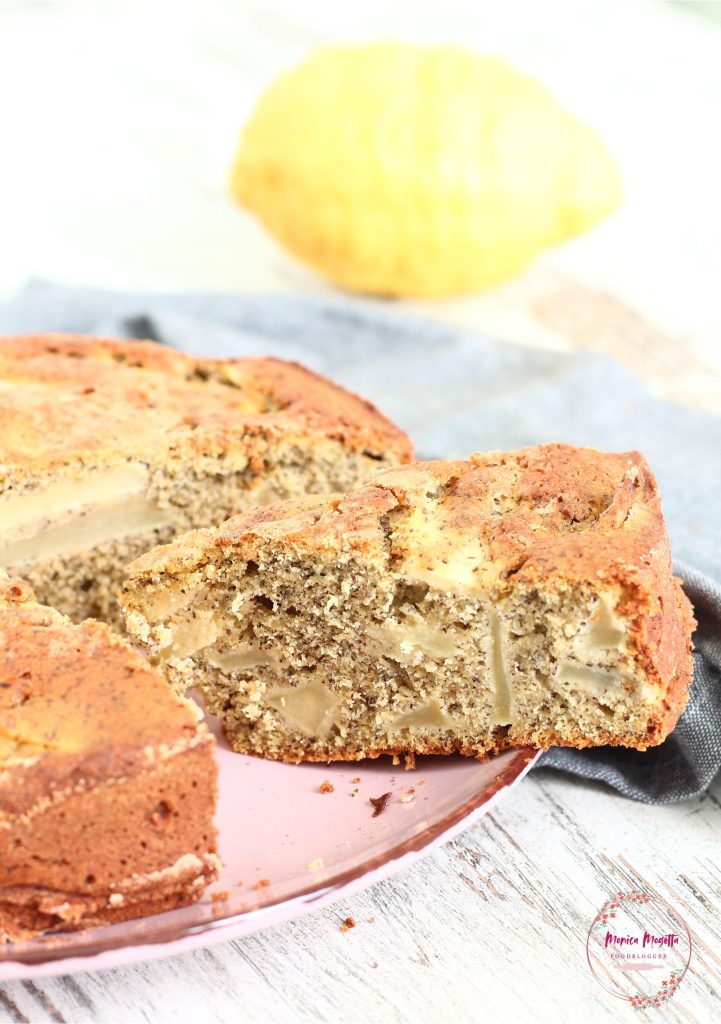 Gâteau aux pommes au sarrasin à faible indice glycémique fait maison