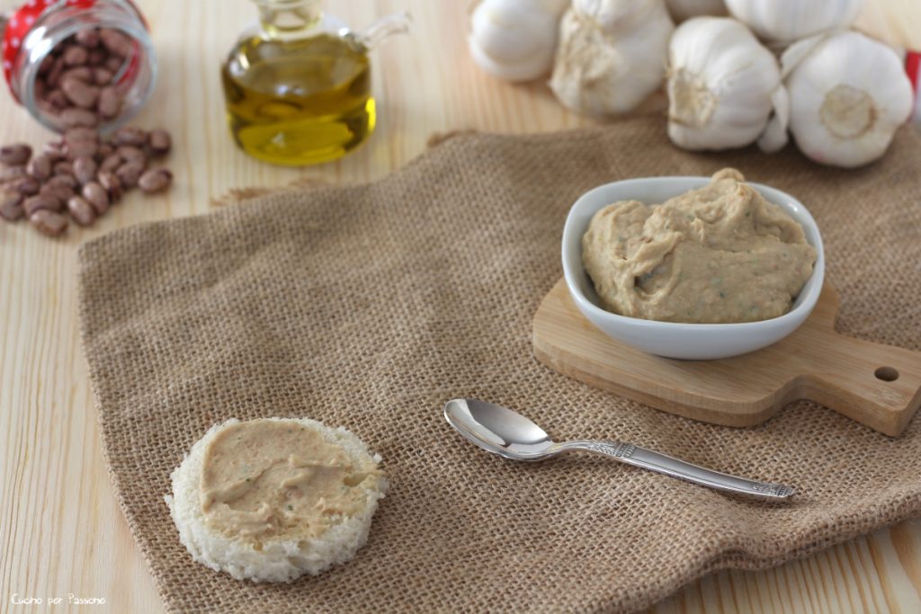 Houmous de haricots borlotti