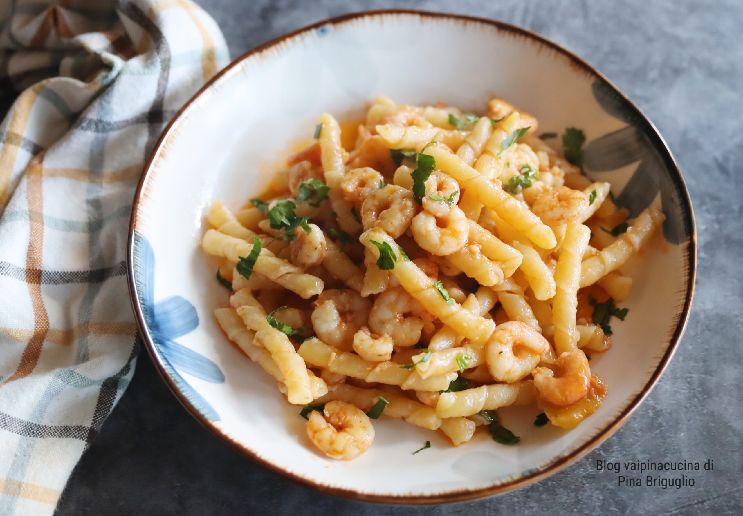 Busiate aux crevettes