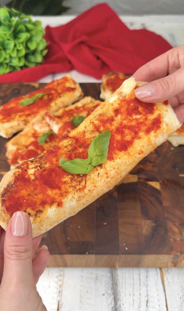 Burrito façon pizzaiola à la friteuse sans huile