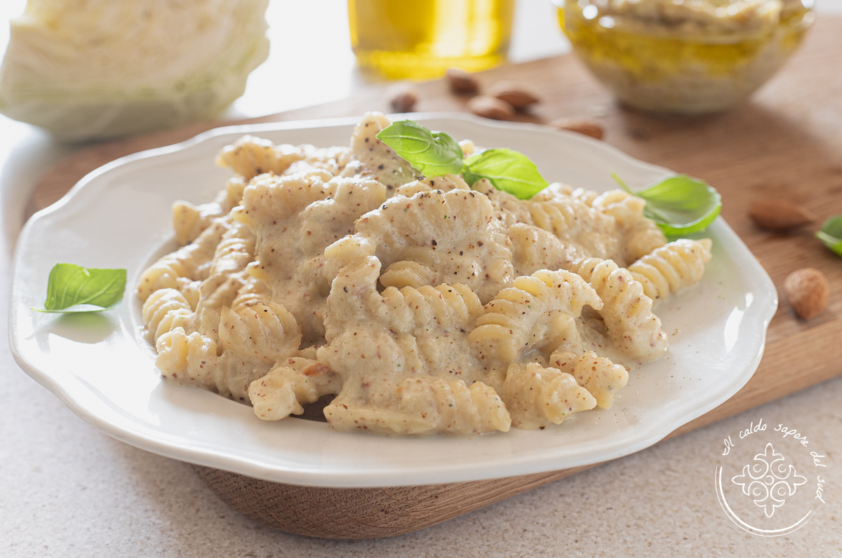 Pâtes au pesto de chou vert