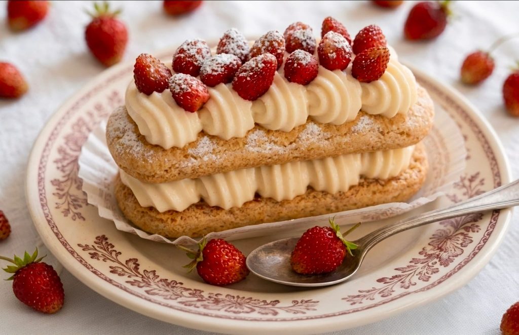 Tiramisù aux fraises des bois