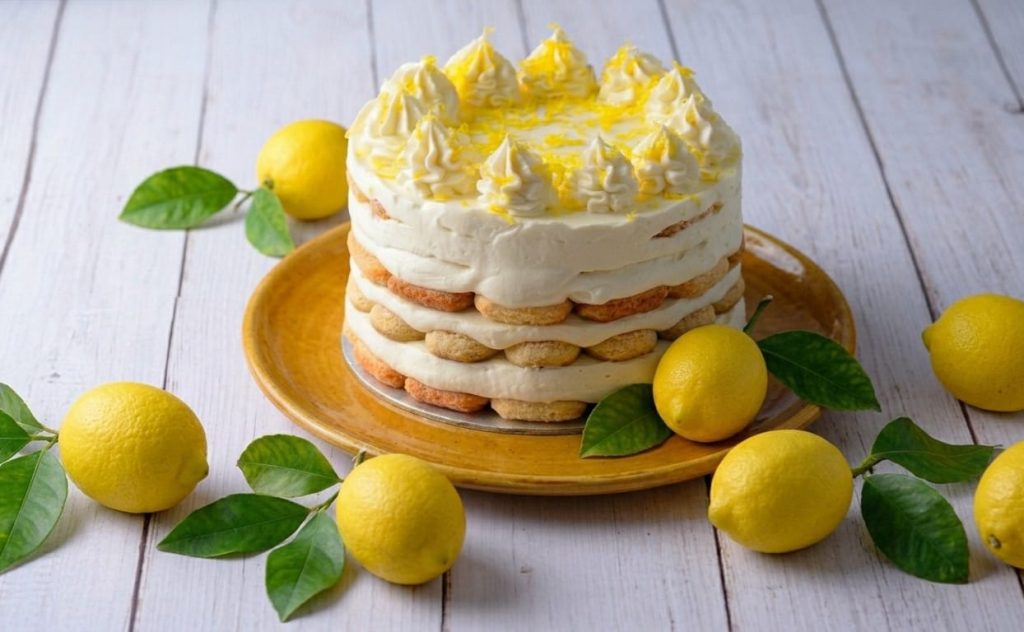 Tiramisu au citron et limoncello