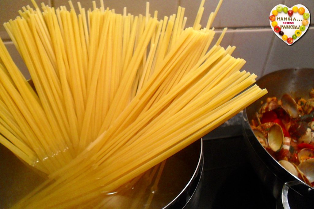 Linguine palourdes et tomates cerises, Mange sans Ventre