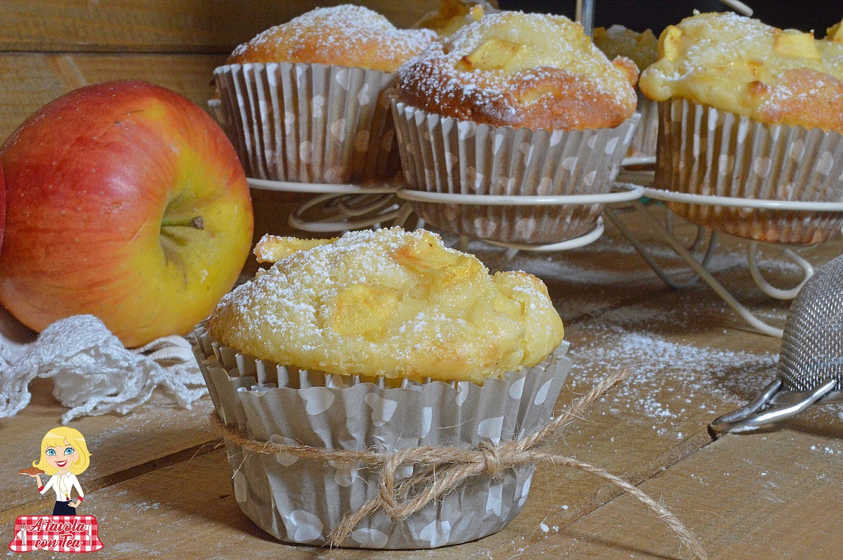 MUFFIN aux Pommes recette FACILE