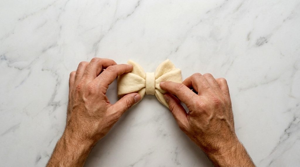 Noeuds de pâte feuilletée