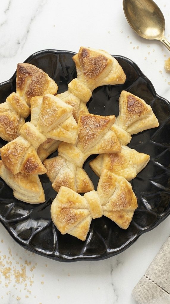 Noeuds de pâte feuilletée