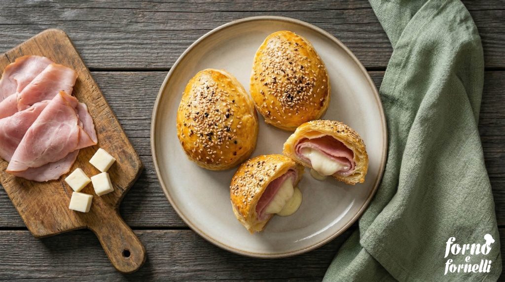 Oeufs en pâte feuilletée garnis