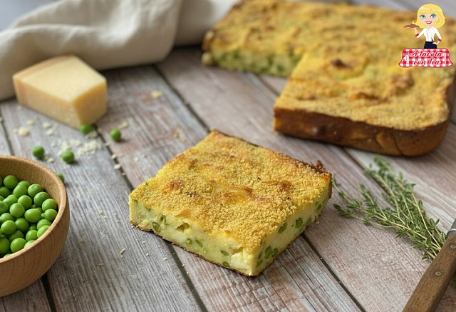 PAIN DE POMMES DE TERRE ET PETITS POIS