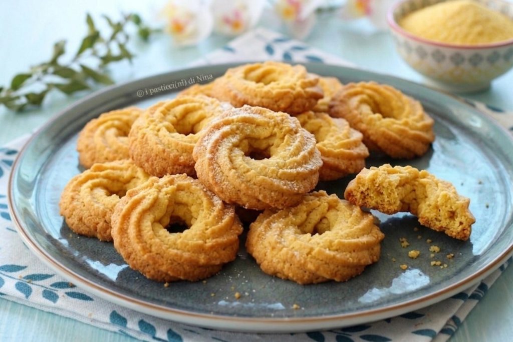 Paste de meliga — sablés piémontais, recette originale i pasticcini di Nina