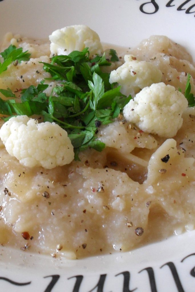 Pâtes au chou-fleur légères, Mangia senza Pancia
