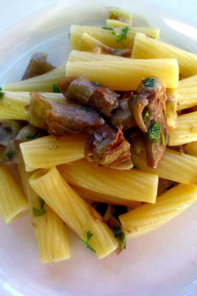 Pâtes aux artichauts légères, Mangia senza Pancia