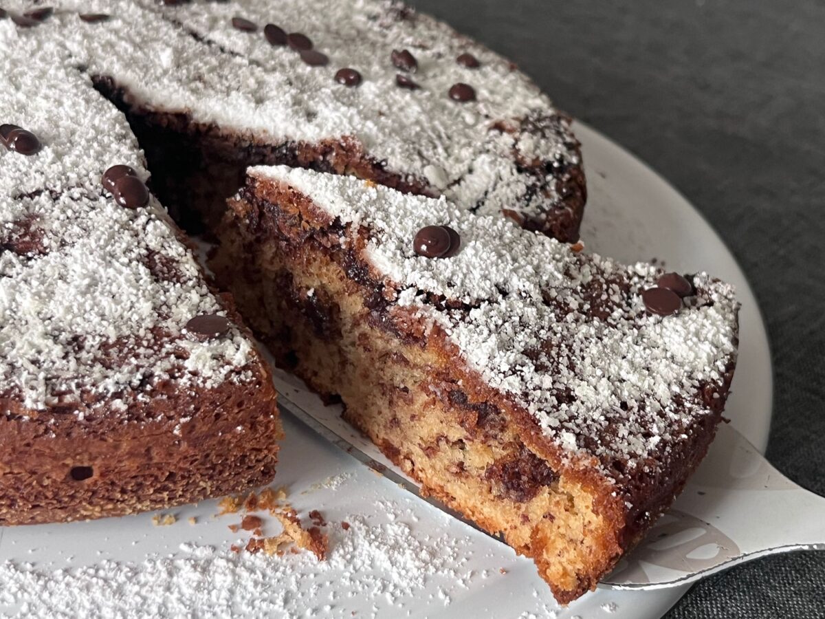 Gâteau marbré gourmand et parfumé.