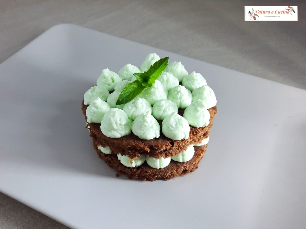 naked cake menthe et chocolat