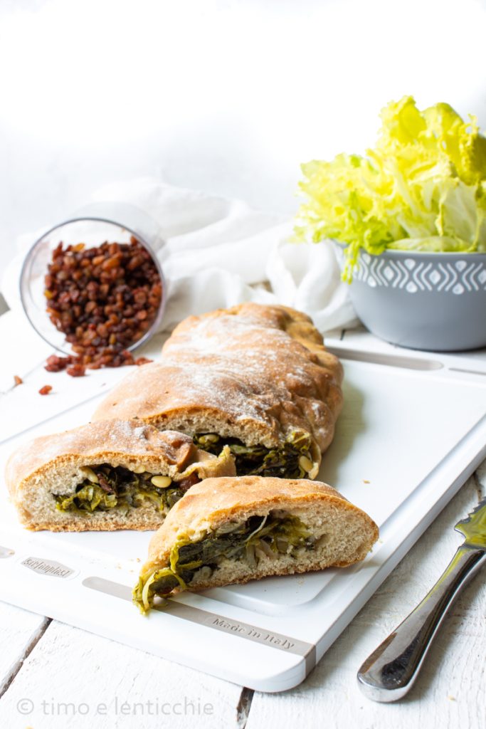 Pizza de scarole façon strudel