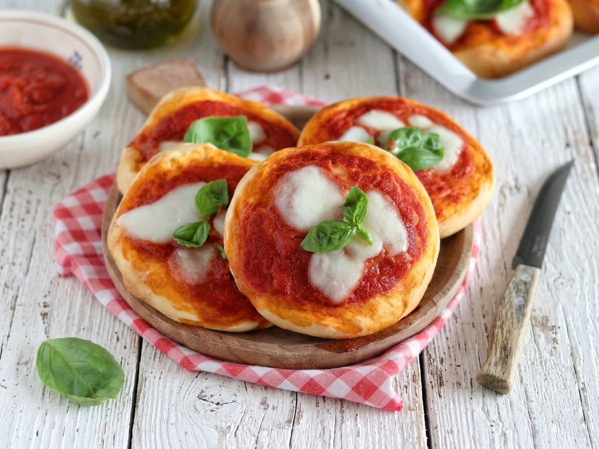 Pizzettes du bar faites maison