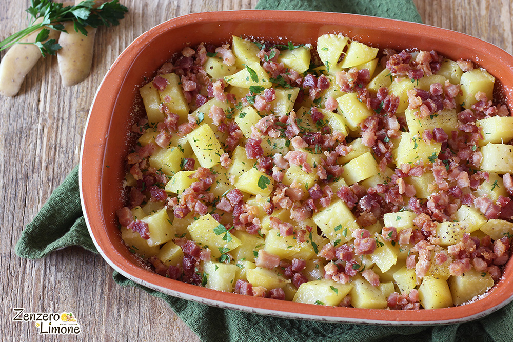 Pommes de terre à la carbonara