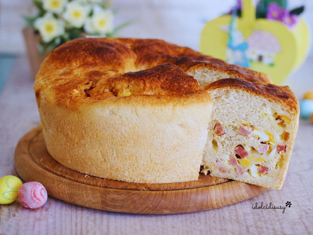 Tortano rustique maison, moelleux et savoureux (pâte au Bimby)