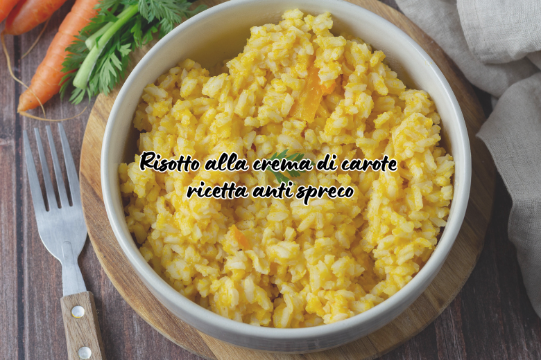 Risotto à la crème de carottes : recette anti-gaspillage