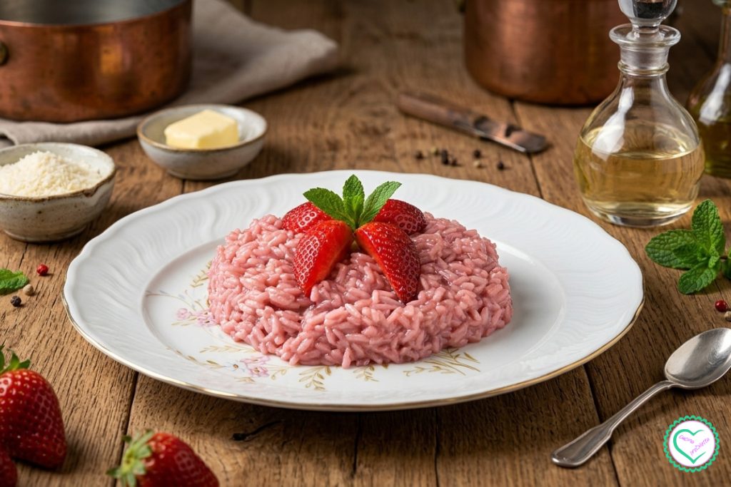 Recette risotto aux fraises
