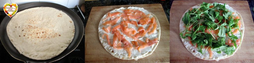 Roulés au saumon en 2 variantes, Mangia senza Pancia