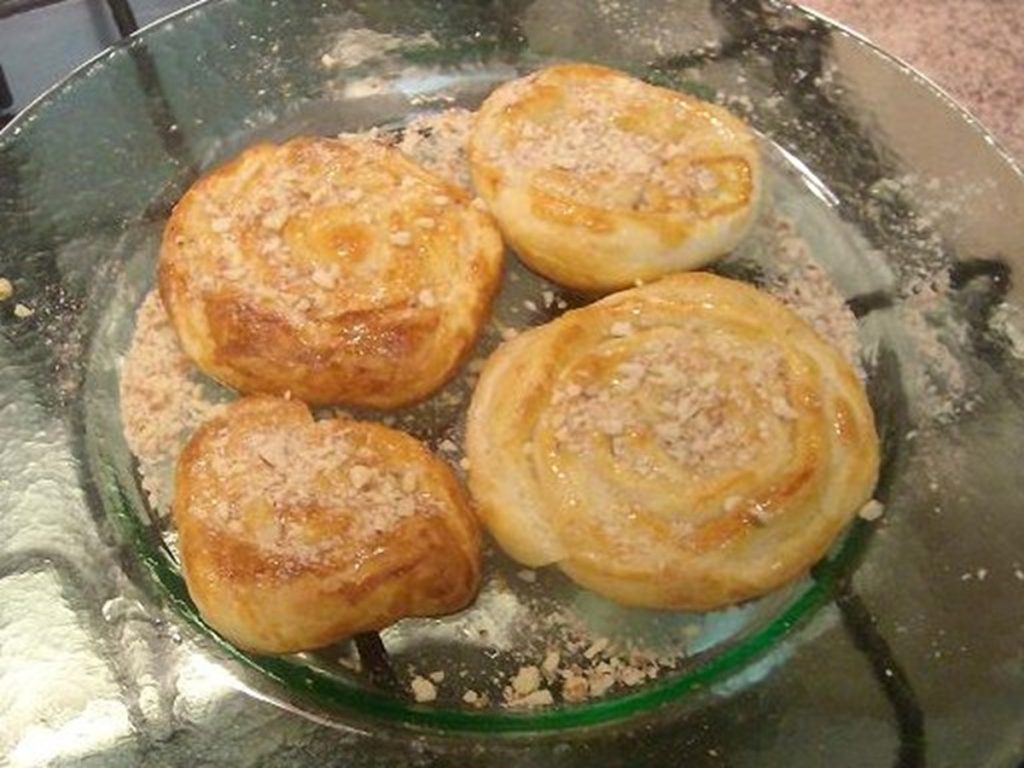 Brioche-croissant aux amandes et au miel
