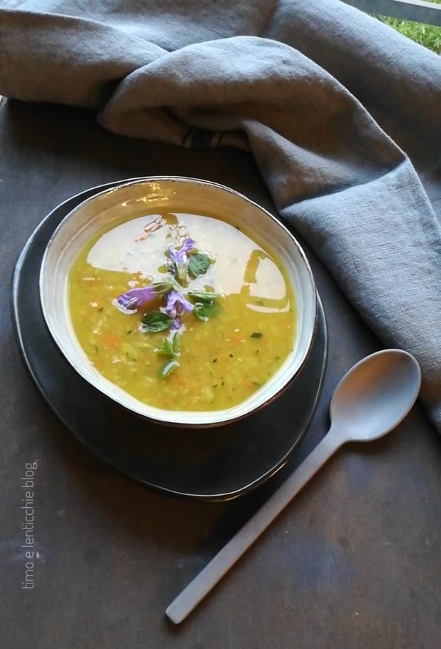 Soupe de bulgur et légumes :