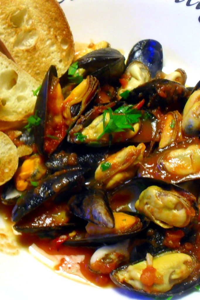 Soupe de moules épicée, Mange sans Ventre