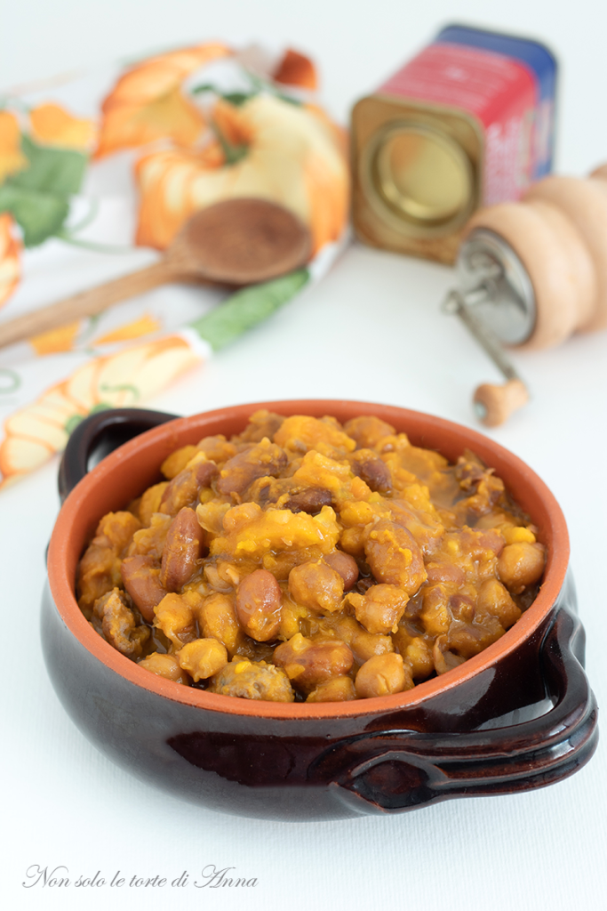 soupe potiron avec haricots