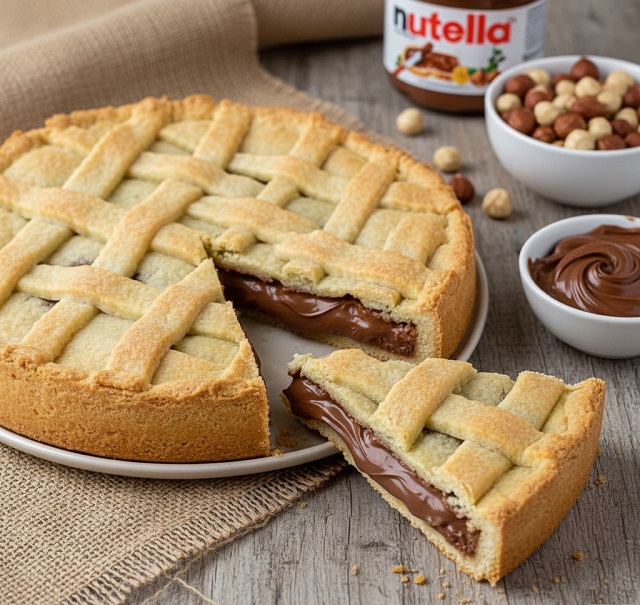 TARTE À LA NUTELLA CŒUR FONDANT