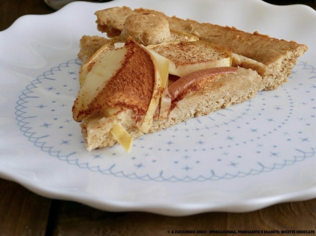 Tarte aux pommes et cannelle intégrale | pâte sablée sans beurre ni œufs