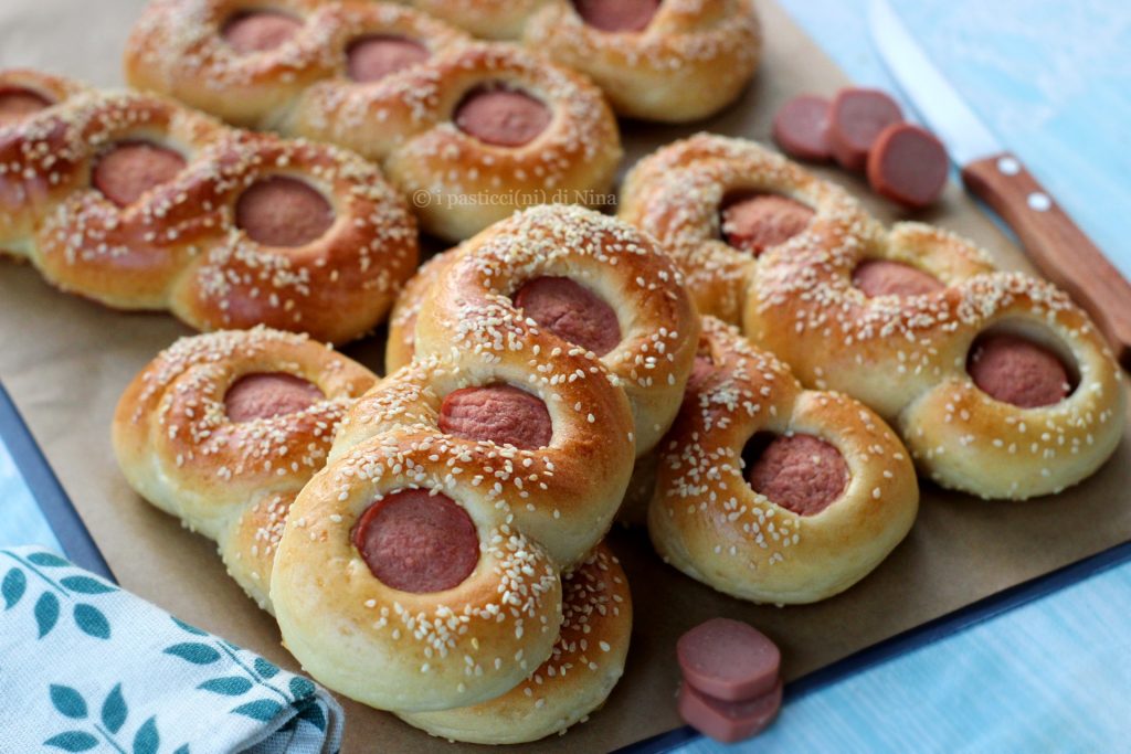 tresses moelleuses aux wurstel recette i pasticcini di Nina