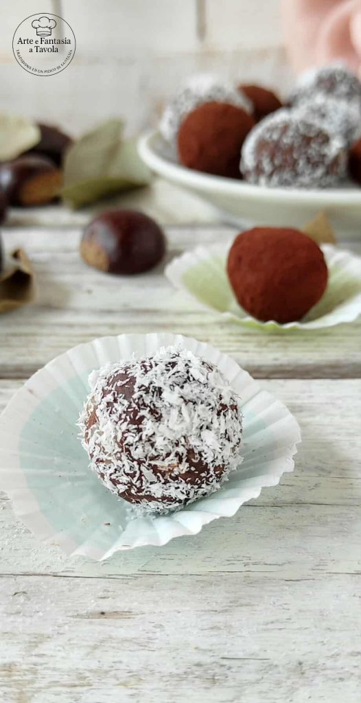 Truffes à la châtaigne