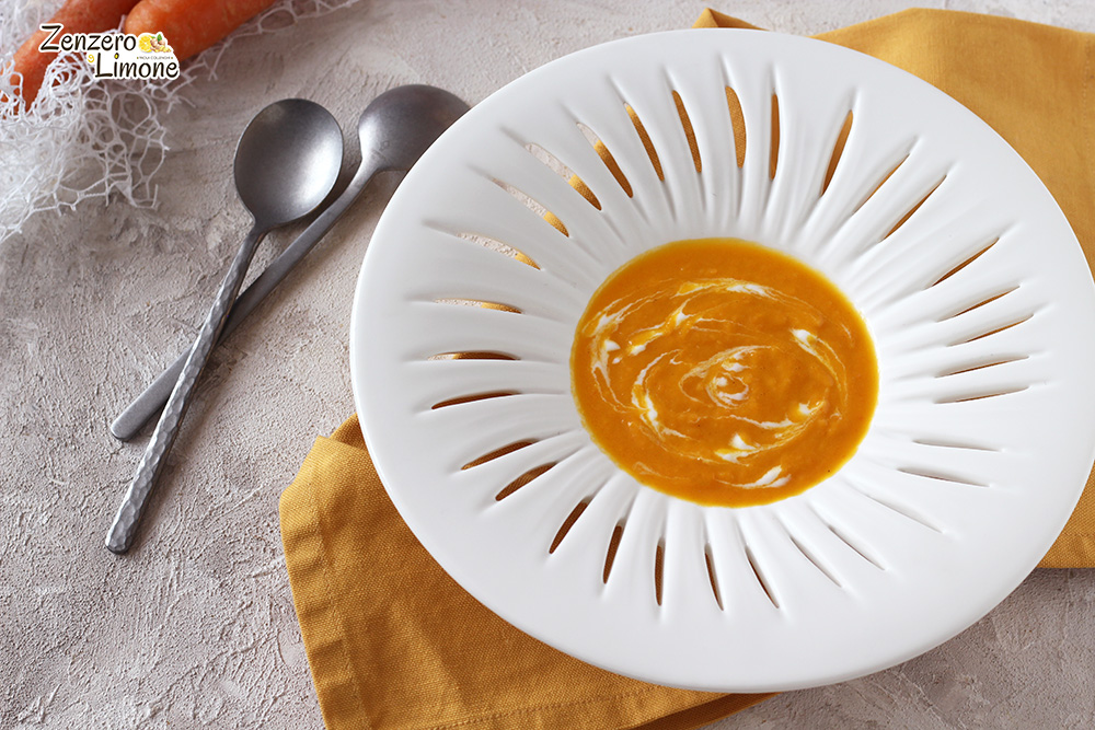 Velouté de carottes et gingembre