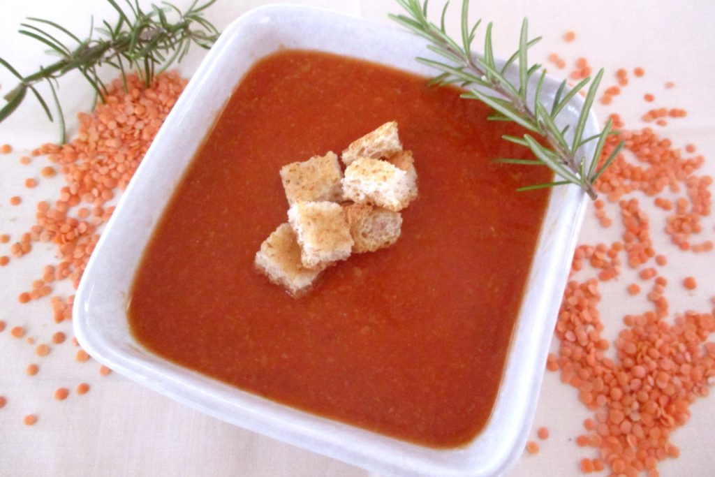 Velouté de lentilles corail - Mange sans Ventre