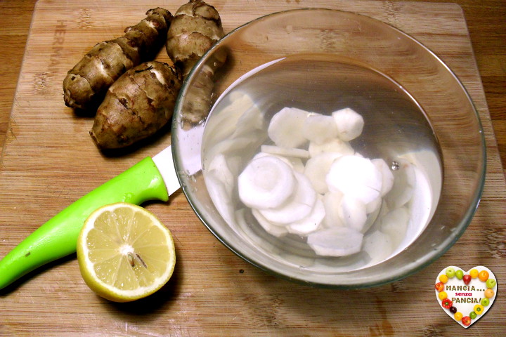 Velouté de topinambour, Mangia senza Pancia