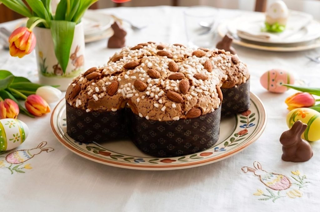 La Colomba rapide à la friteuse à air