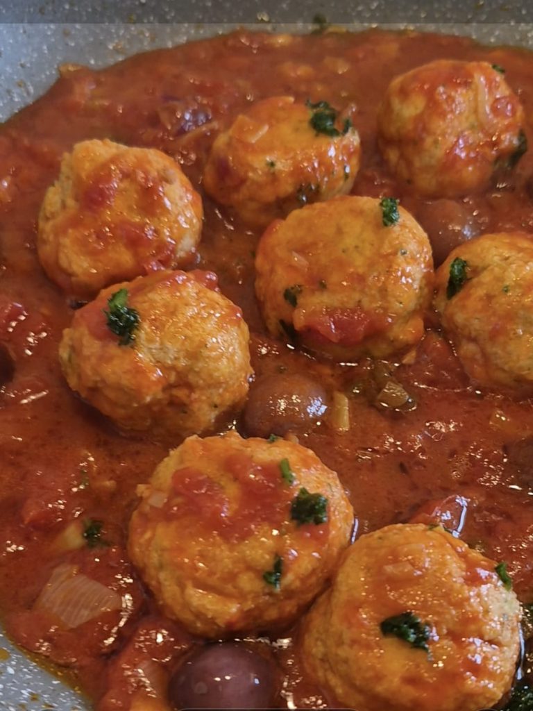 Formation des boulettes d'espadon