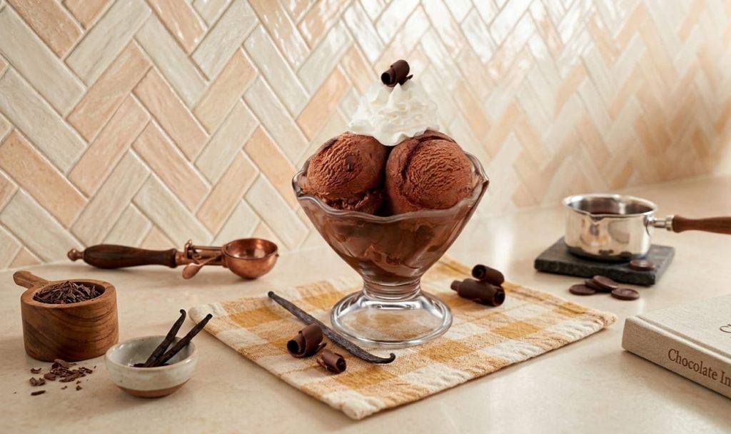 Comment faire une glace au chocolat sans sorbetière