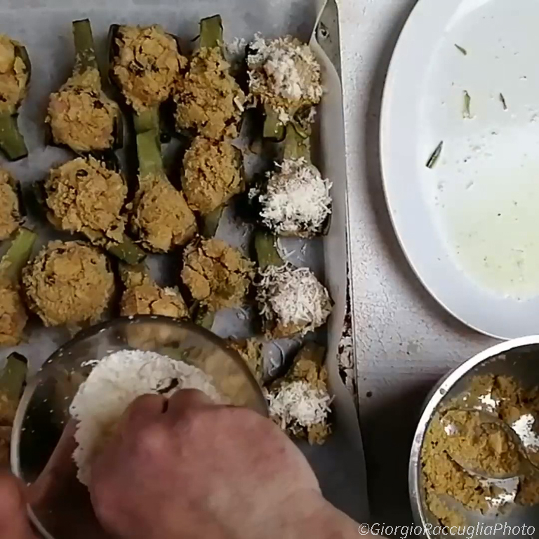 artichauts farcis cuits au four