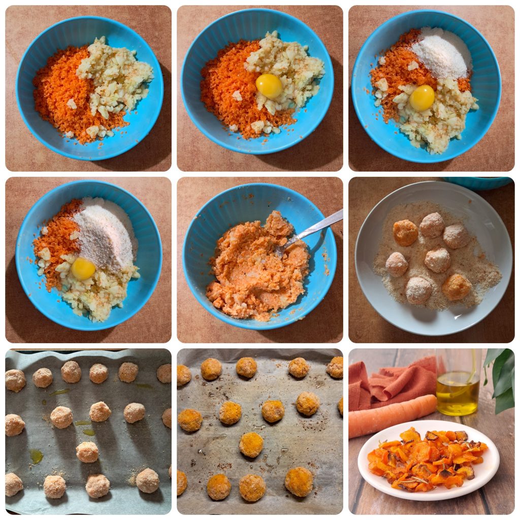 Boulettes de carottes et pommes de terre